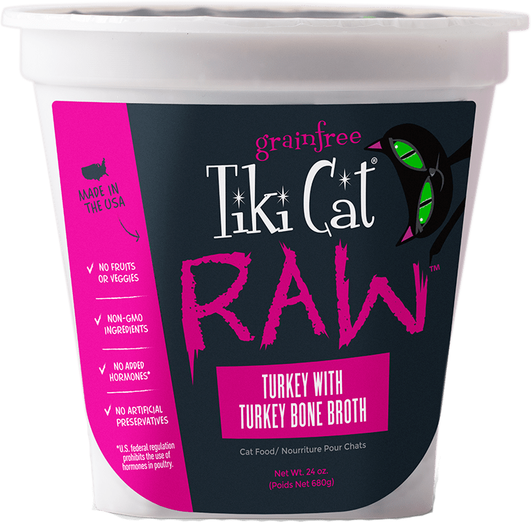Tiki Cat Raw Turkey With Turkey Bone Broth